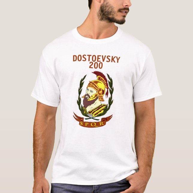 T-shirt aux 200 ans de Dostoïevski (Devant)