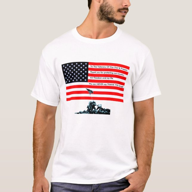 T-shirt Aux Anciens Combattants De Guerre (Devant)