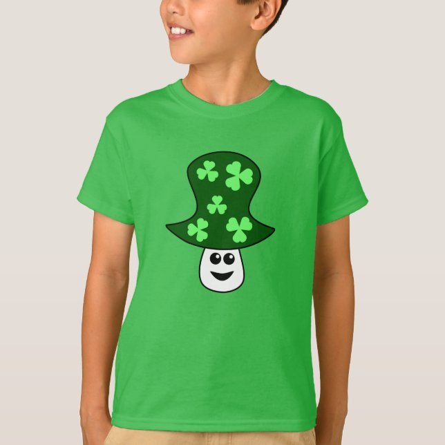 T-shirt aux champignons St. Patrick (Enfant) (Devant)