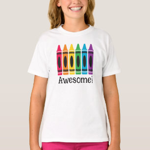 T-shirt aux couleurs époustouflantes pour les fill