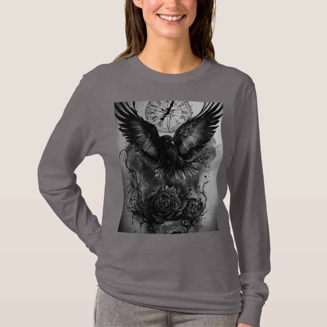 T-shirt aux Etats-Unis : le T-shirt à manches long (Devant)