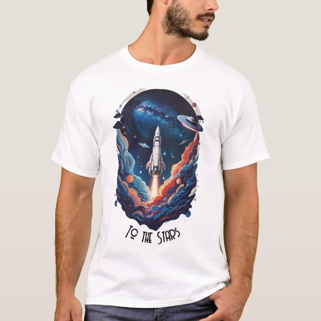 T-shirt Aux étoiles | (Devant)