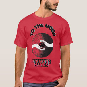 T-shirt aux mains de diamant de lune 3