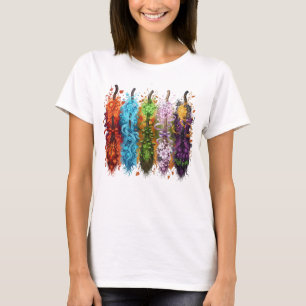 T-Shirt aux saisons pour sorcières florales