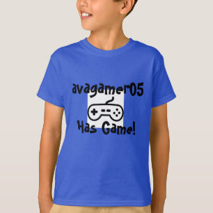 T-shirt avagamer05 a le style 2 de jeu