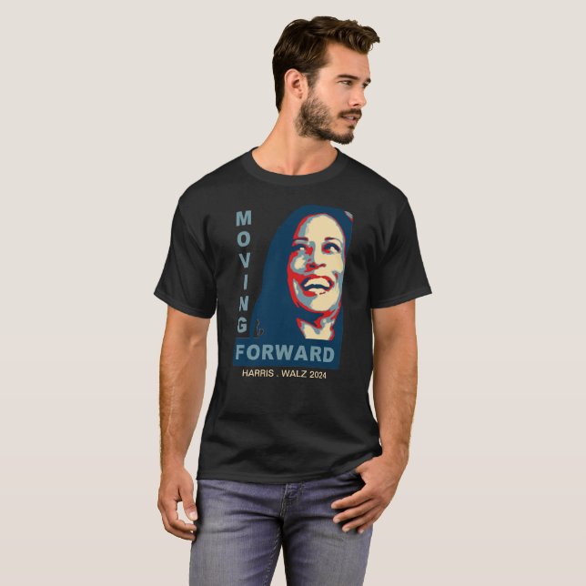 T-shirt AVANCER - Harris Walz 2024 (Devant entier)