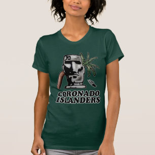 T-shirt Avant américain de voie d'insulaire d'habillement
