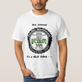 T-shirt Avant annuel de chose de KLr de logo du