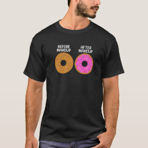 T-shirt Avant après maquillage Artiste Cosmetologue Donut