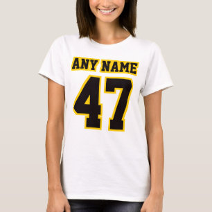 T-shirt Avant BLANC BLACK OR Womens Basic Cotton Tee