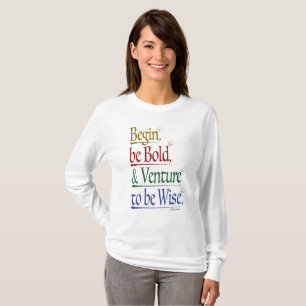 T-shirt Avant - Citation Magique Horace Longueur Manche Ch