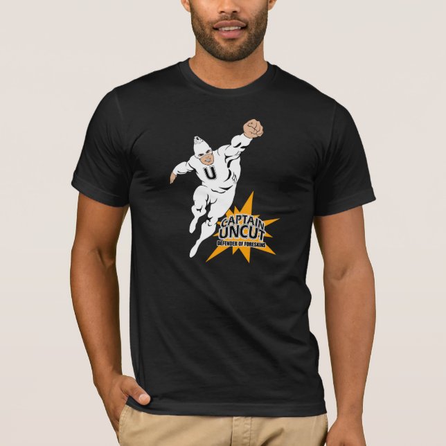 T-shirt (avant) de capitaine Uncut (Devant)