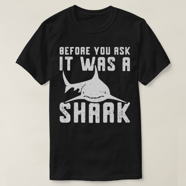 T-shirt Avant De Demander C'Était Un Os De Requin Cassé 27 (Design devant)