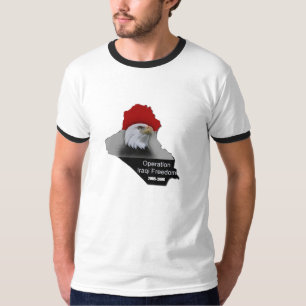 T-shirt Avant de liberté irakienne d'opération et arriè