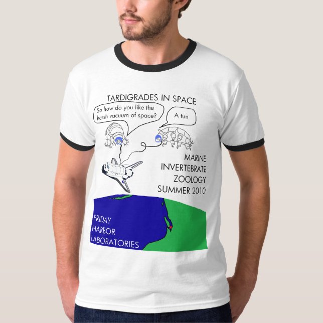 T-shirt Avant de Tardigrades seulement (Devant)