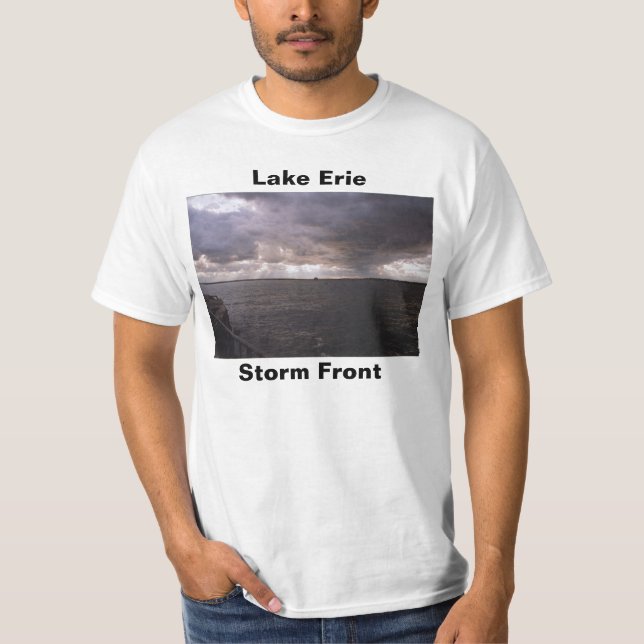 T-shirt Avant de tempête du lac Érié (Devant)
