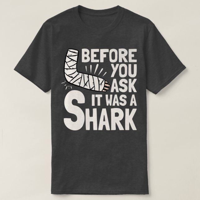 T-shirt Avant De Vous Demander C'Était Une Fracture Du Bra (Design devant)