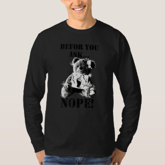 T-shirt Avant Du Premier Nein Cute Bear 2