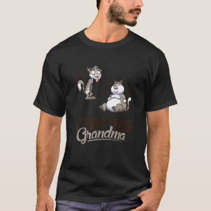 T-shirt Avant et après avoir rendu visite à Grand-mère Cha