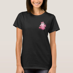 T-shirt (Avant et arrière) en octobre Nous portons le canc