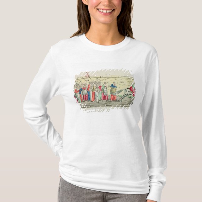 T-shirt Avant-garde des femmes allant à (Devant)