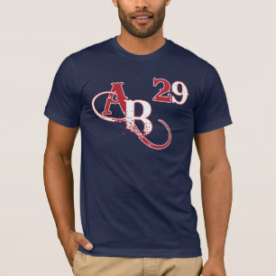 T-SHIRT AVANT JÉSUS CHRIST PIÈCE EN T DE BLEU MARINE AB2