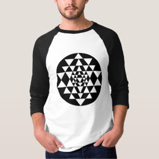 T-shirt avant Sri-Yantra-Meilleur-noir