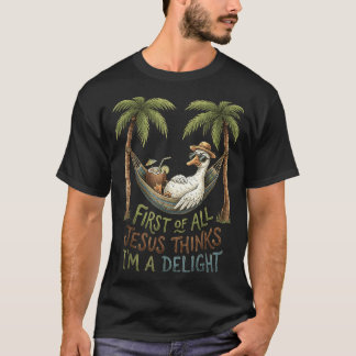 T-shirt Avant tout Jésus pense que je suis un délice Desig