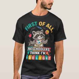 T-shirt Avant tout, les enfants d'âge préscolaire pensent
