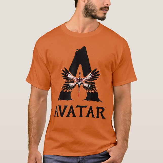 T-shirt Avatar Fire and Ash Nightwraith Official Movie Log (Devant)
