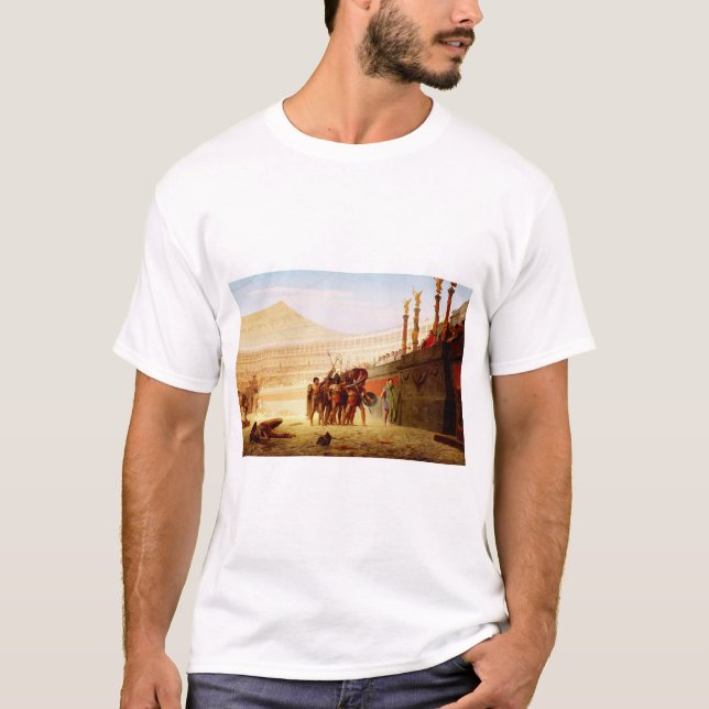 T-shirt Ave Caesar par Jean-Léon Gérôme (Devant)