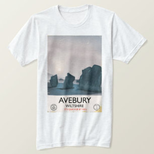T-shirt Avebury, Wiltshire Stone encerclent le voyage vint