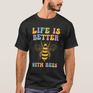 T-shirt Avec abeilles Super apiculture Bumble abeille