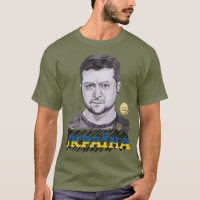 T-Shirt avec autographe du président ukrainien Zel