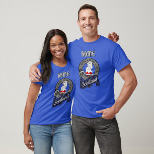 T-shirt avec badge de clan d'origine et tartan