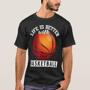 T-shirt Avec Basketball Conception de basketball