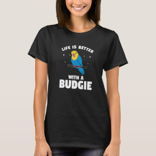 T-shirt Avec Budgie Budgies Parrot