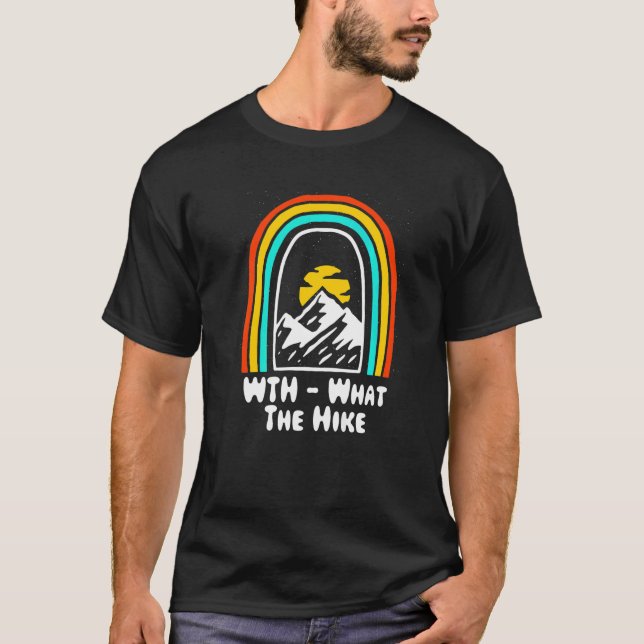 T-shirt Avec Ce Que La Randonnée Randonnée Mountain Summit (Devant)
