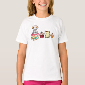 T-Shirt avec Chat et Chien