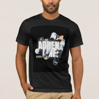 T-shirt avec chat mignon et design Adrénaline