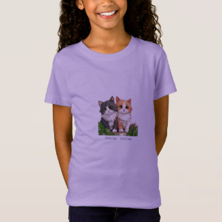 T-shirt avec chats et "meon meon"