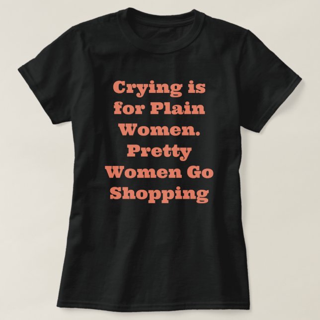 T-shirt avec citation drôle (Design devant)