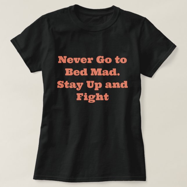 T-shirt avec citation drôle (Design devant)