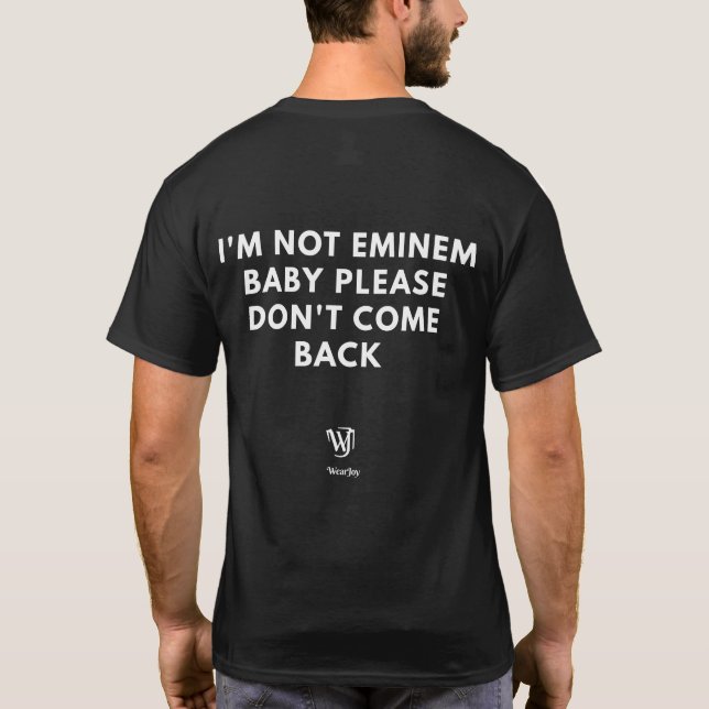 T-shirt avec citation drôle et sarcastique (Dos)