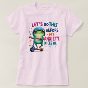 T-shirt avec citation graphique de grenouille mign