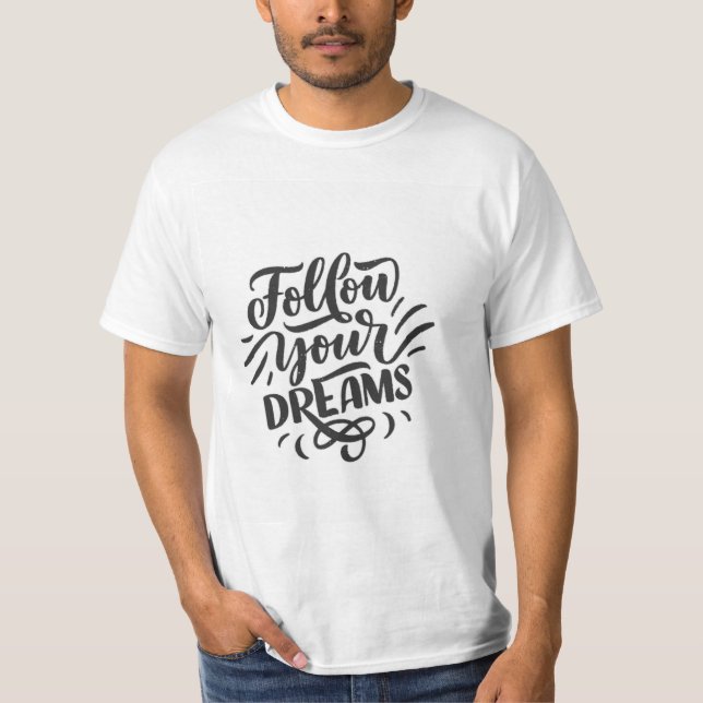 T-shirt avec citation motivante (Devant)
