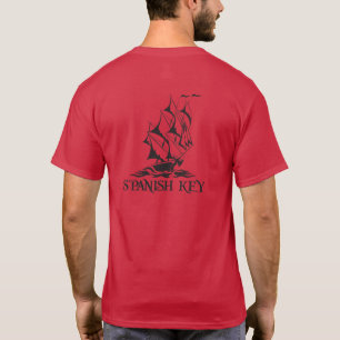 T-shirt avec clé espagnole - Logo noir