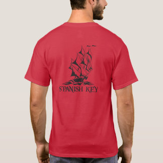 T-shirt avec clé espagnole - Logo noir