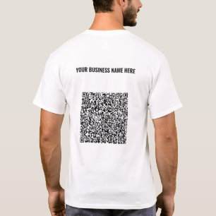T-Shirt avec Code QR et Cadeau Promotionnel Textil
