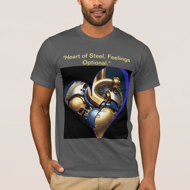 T-shirt avec coeur mécanique (Devant)